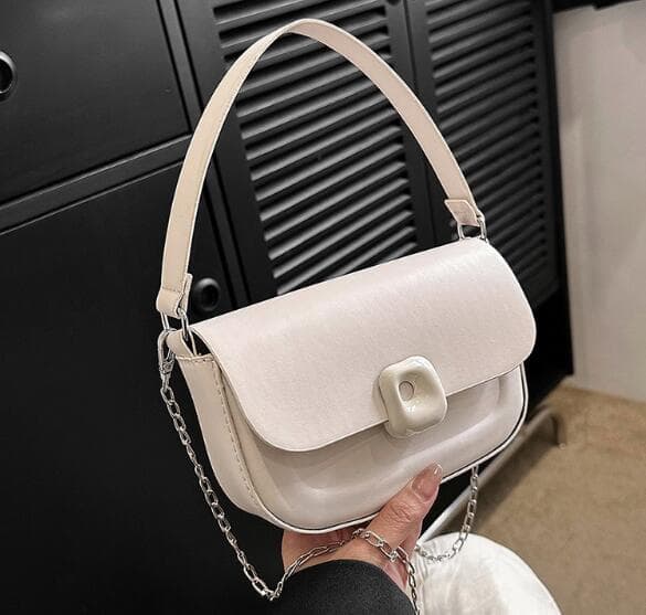 チェーン バッグ 新作チェーンショルダーバッグ純色ハンドバッグ斜め掛け対応