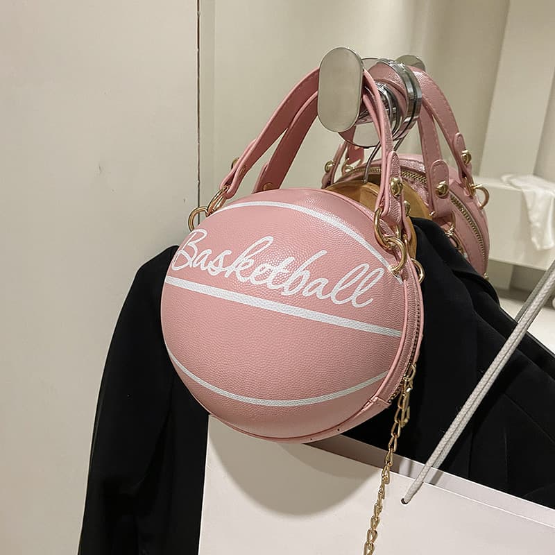 チェーン バッグ バスケットボール型ミニポシェット