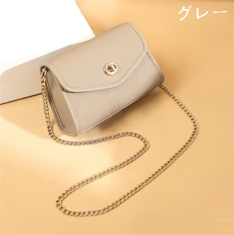 チェーン バッグ 上品なベージュチェーンバッグ ショルダー